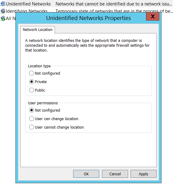 Unidentified-Networks-Properties