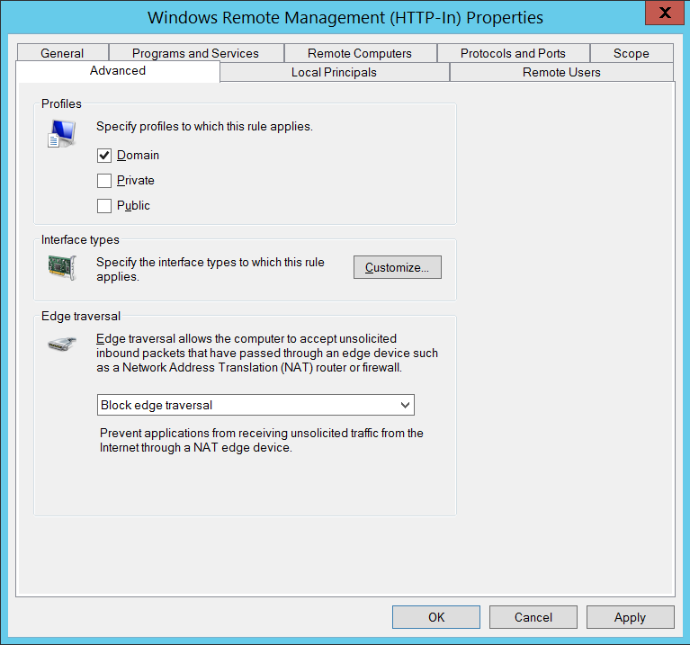 Windows-Remote-Management-Properties