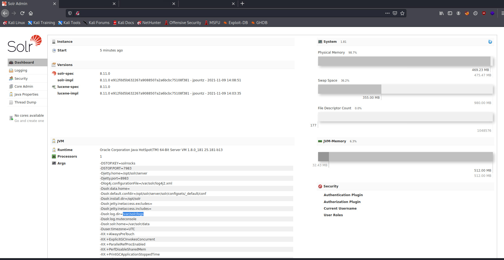 Solr-dashboard