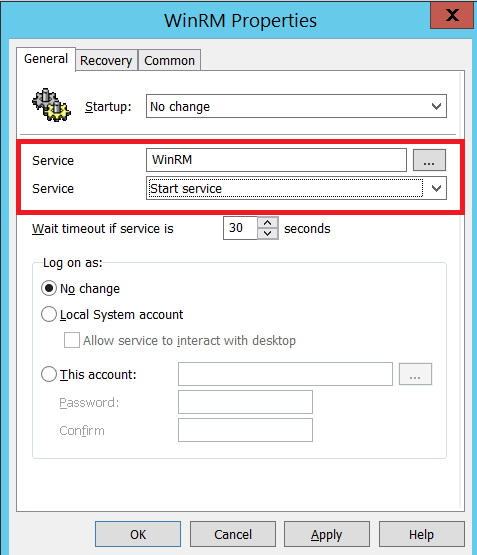 WinRM-Properties